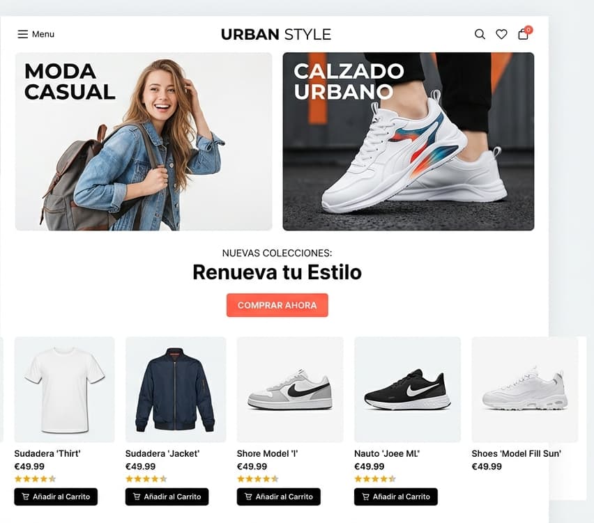 Landing Page tienda de ropa